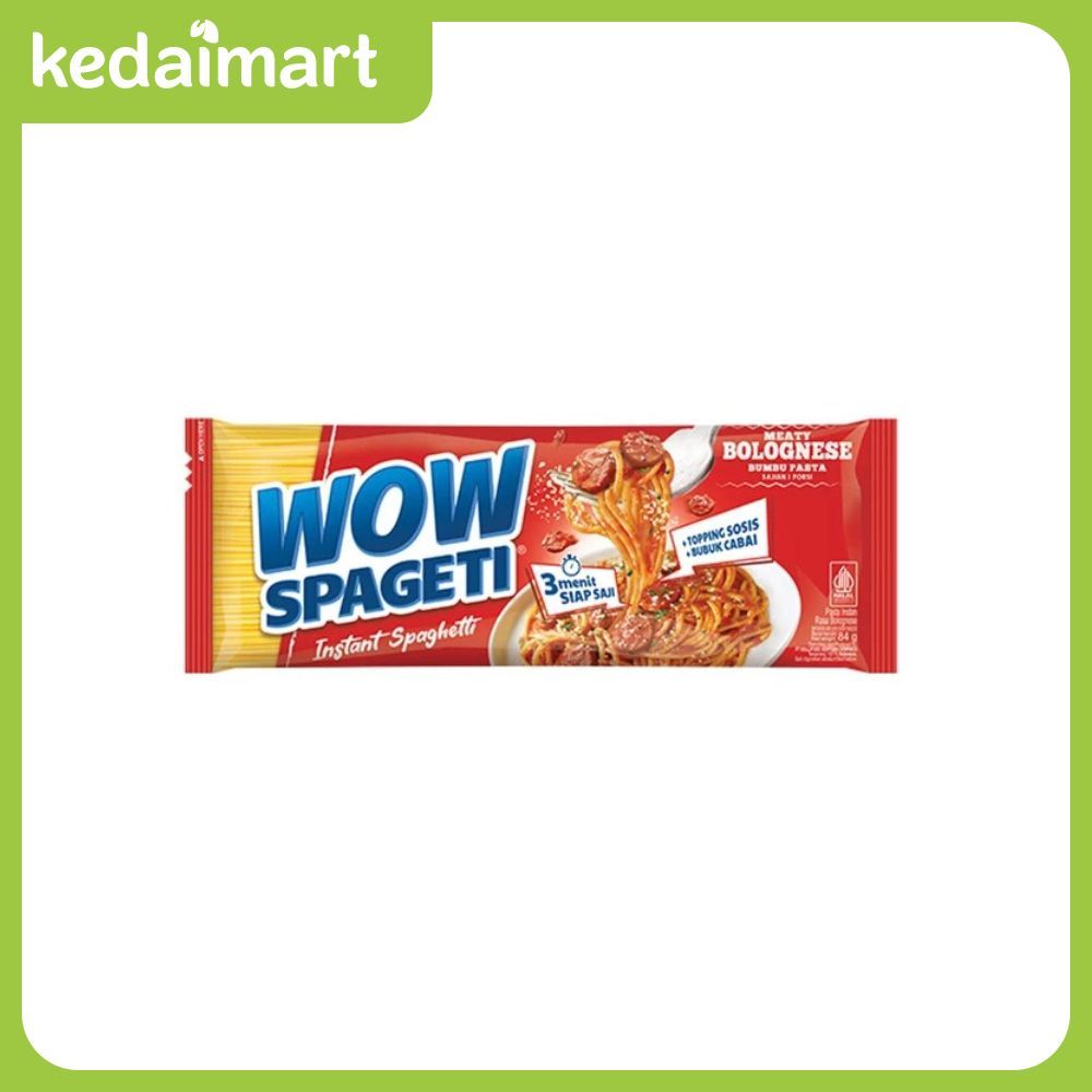 

WOW Spageti Instant Spaghetti Meaty Bolognese Pc