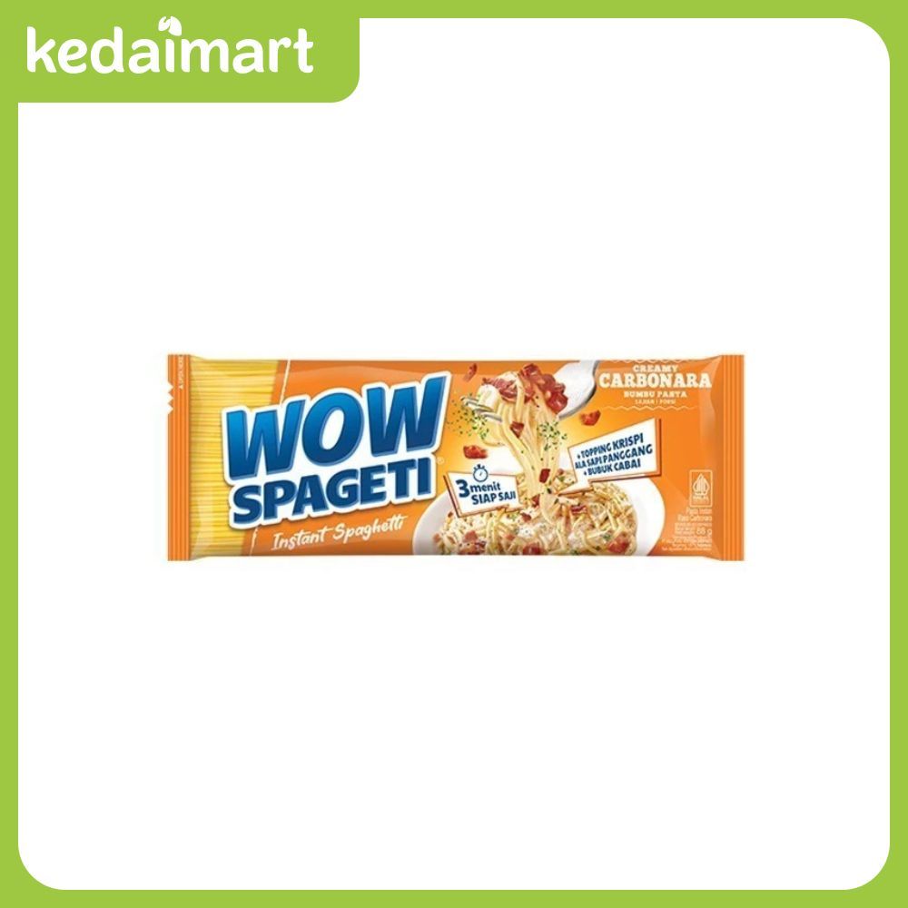 

WOW Spageti Instant Spaghetti Cream Carbonara Pc