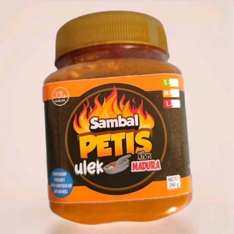 

Sambal Petis Ulek 250Gram Khas Waroeng Madura Cemilan/Makanan Ringan/Snack Enak Murah Level S, M, L