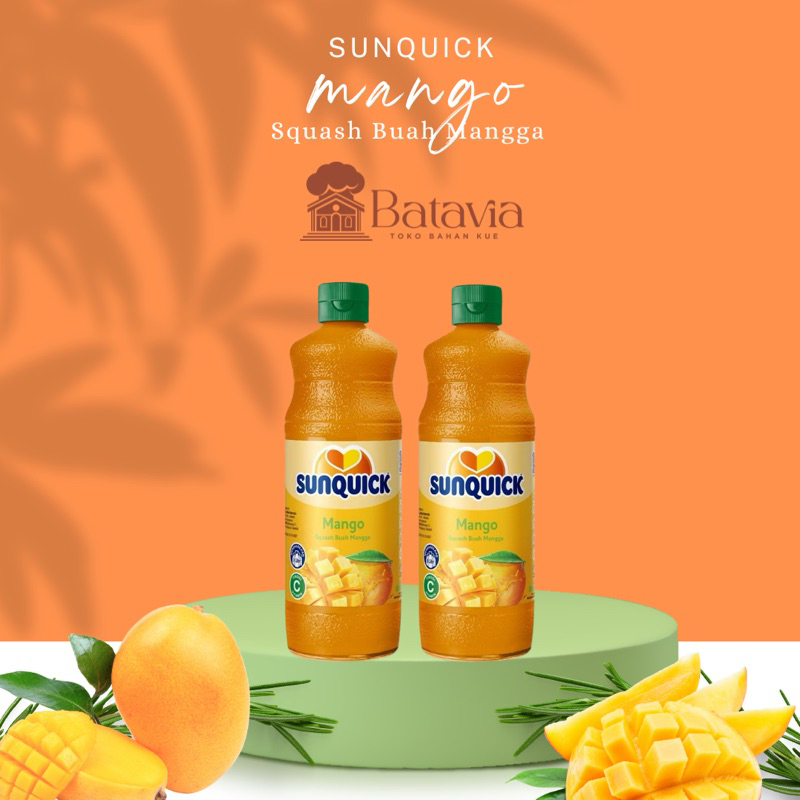 

SunQuick Mango Squash | Squash buah manggo 330ML