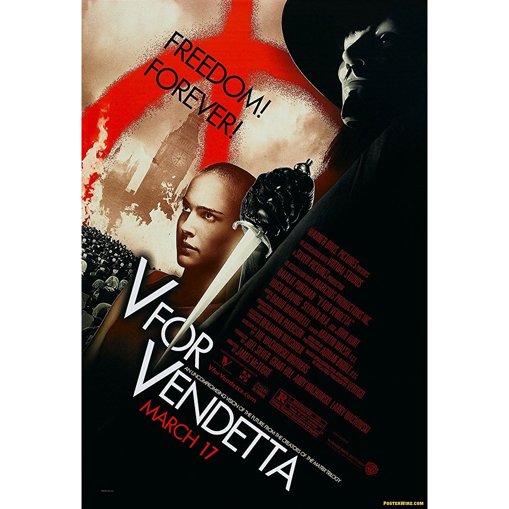 Film Dvd V For Vendetta 2006 HigH Quality Teks Indonesia