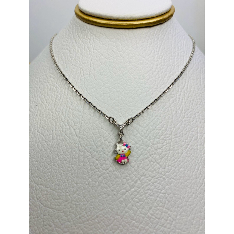 Kalung anak hellokitty asli perak 925