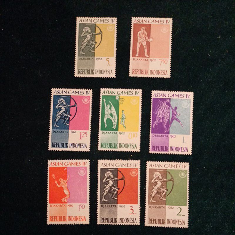 

Stamp Prangko Republik Indonesia Edisi Asian Games IV Djakarta 1062