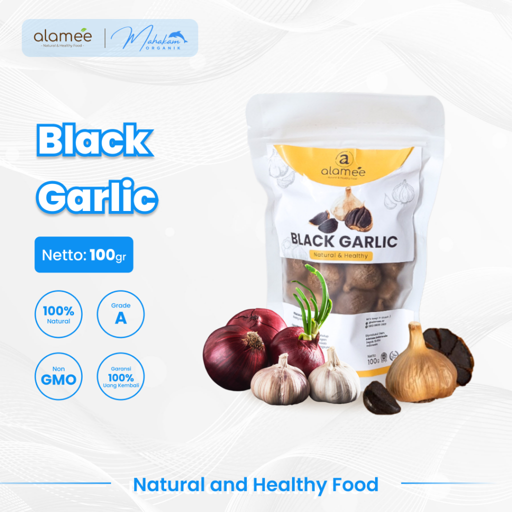 

ALAMEE Black Garlic Bawang Hitam Tunggal Lanang Premium 100gr