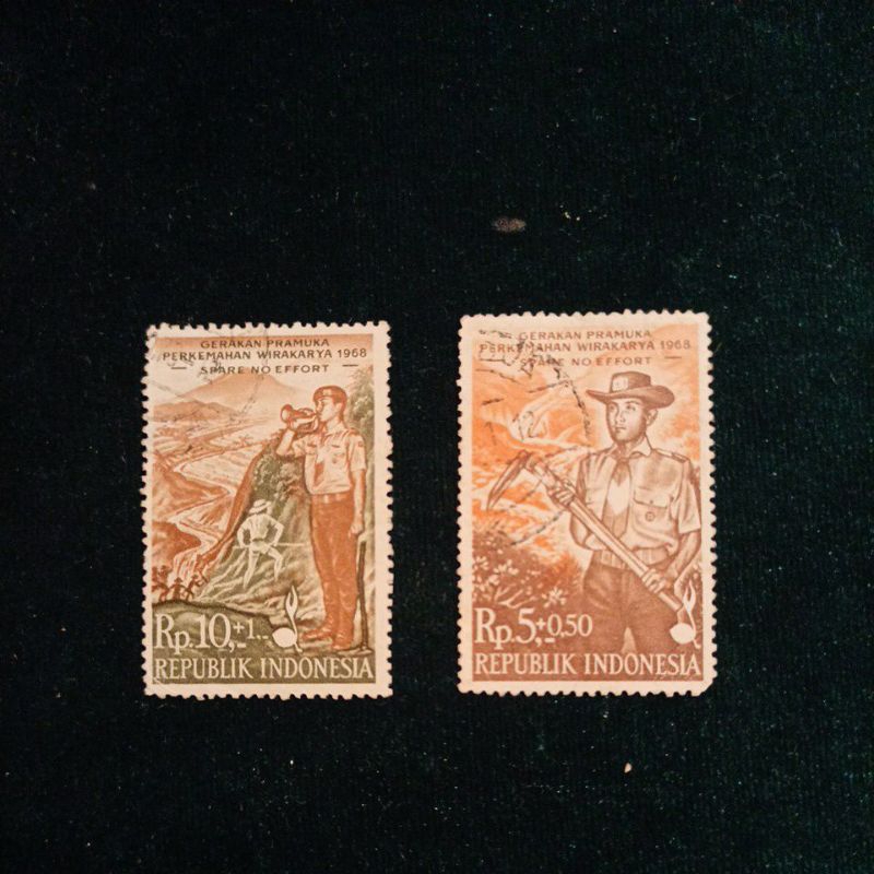 

Stamp Prangko Republik Indonesia, Gerakan Pramuka Perkemahan Wirakarya 1968