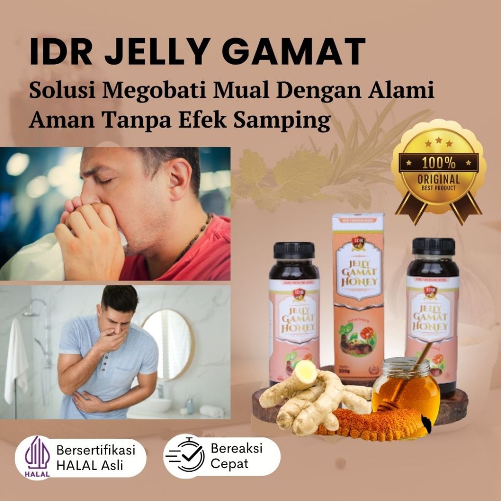 Obat Mual - IDR Jelly Gamat - Testimoni Terbukti 100 %