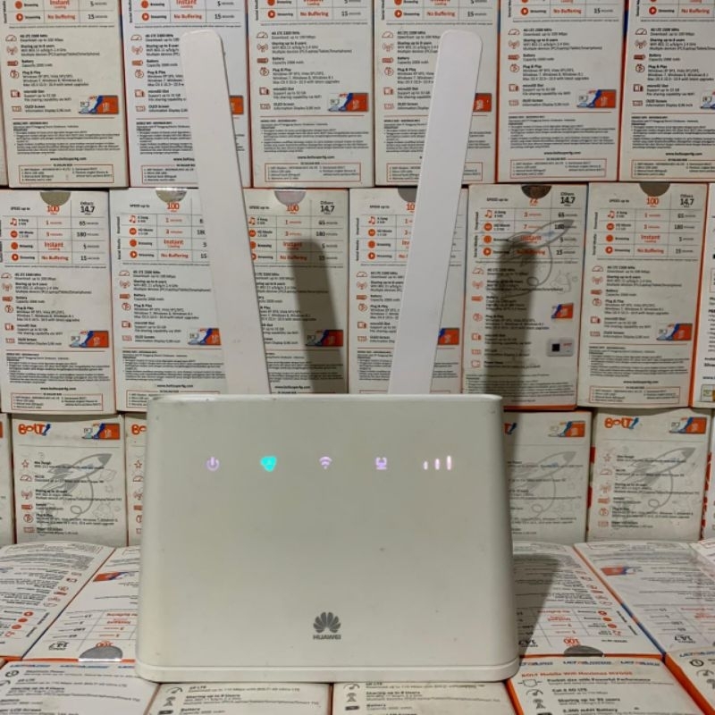 Wifi Router 4G HUAWEI B310s-927 UNLOCK Fullmod All Operator 4G LTE Band 1'3'8'40 (Router & Adaptor)