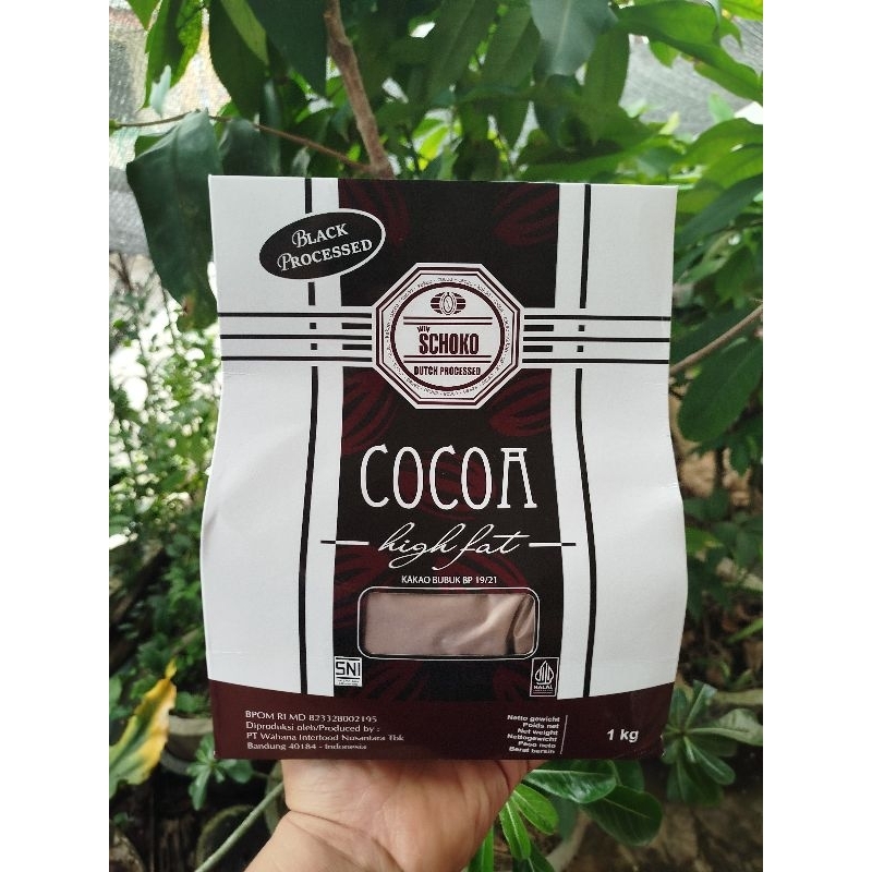 

Schoko Cocoa Powder BP 19/21 (High Fat) Kemasan 1kg