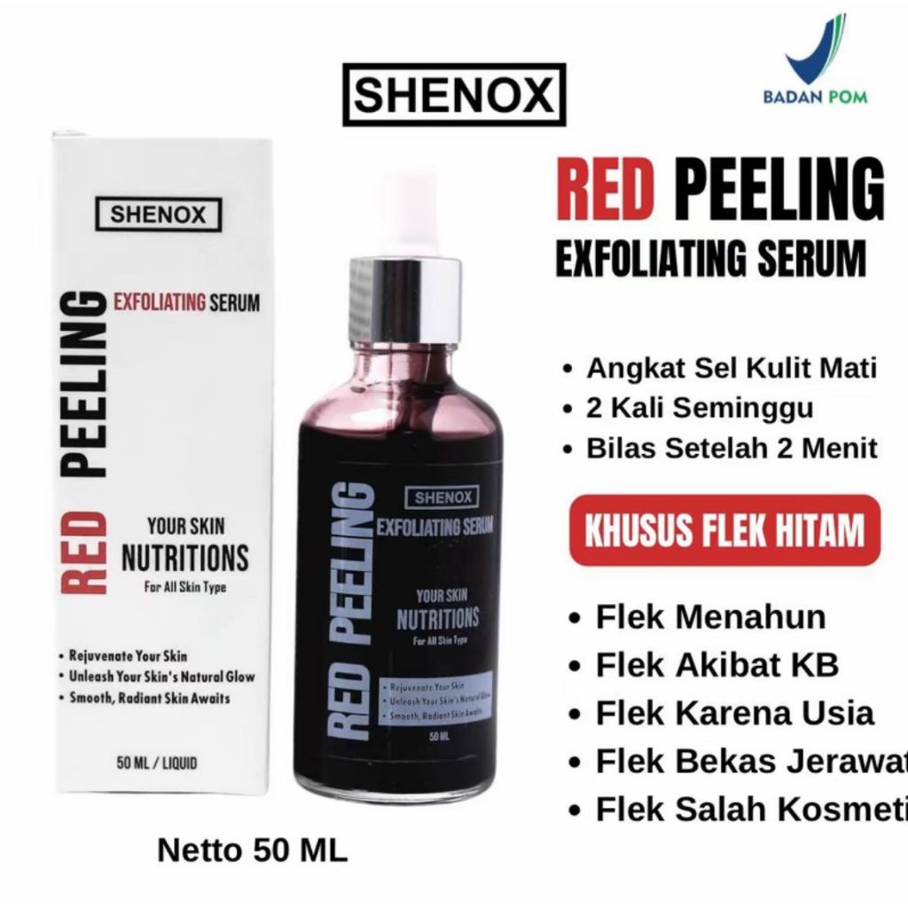 Shenox Red Peeling Nutritions Exfoliating Serum
