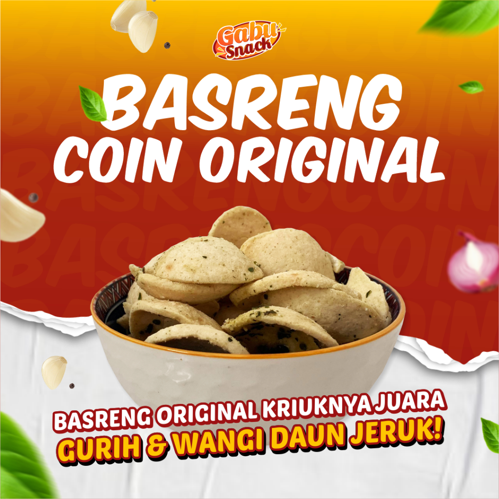 

Basreng Coin Original Daun Jeruk / Keripik Bakso Goreng Gurih 500 gr Snack Kiloan Grosir Termurah