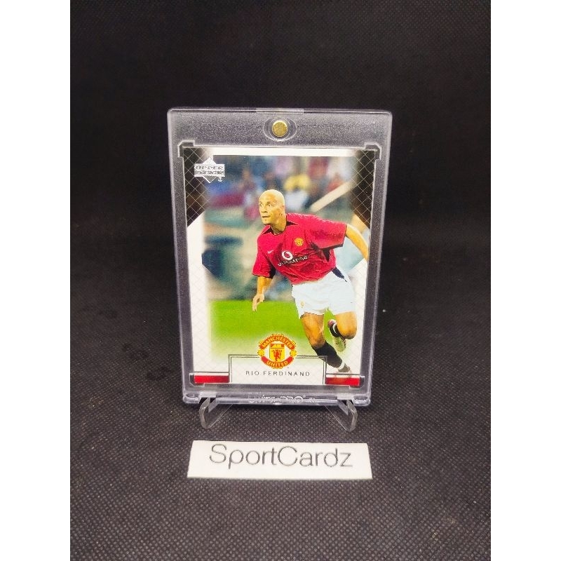Kartu Bola 2002 Upper Deck Manchester United Rio Ferdinand #5 (dpt top loader)