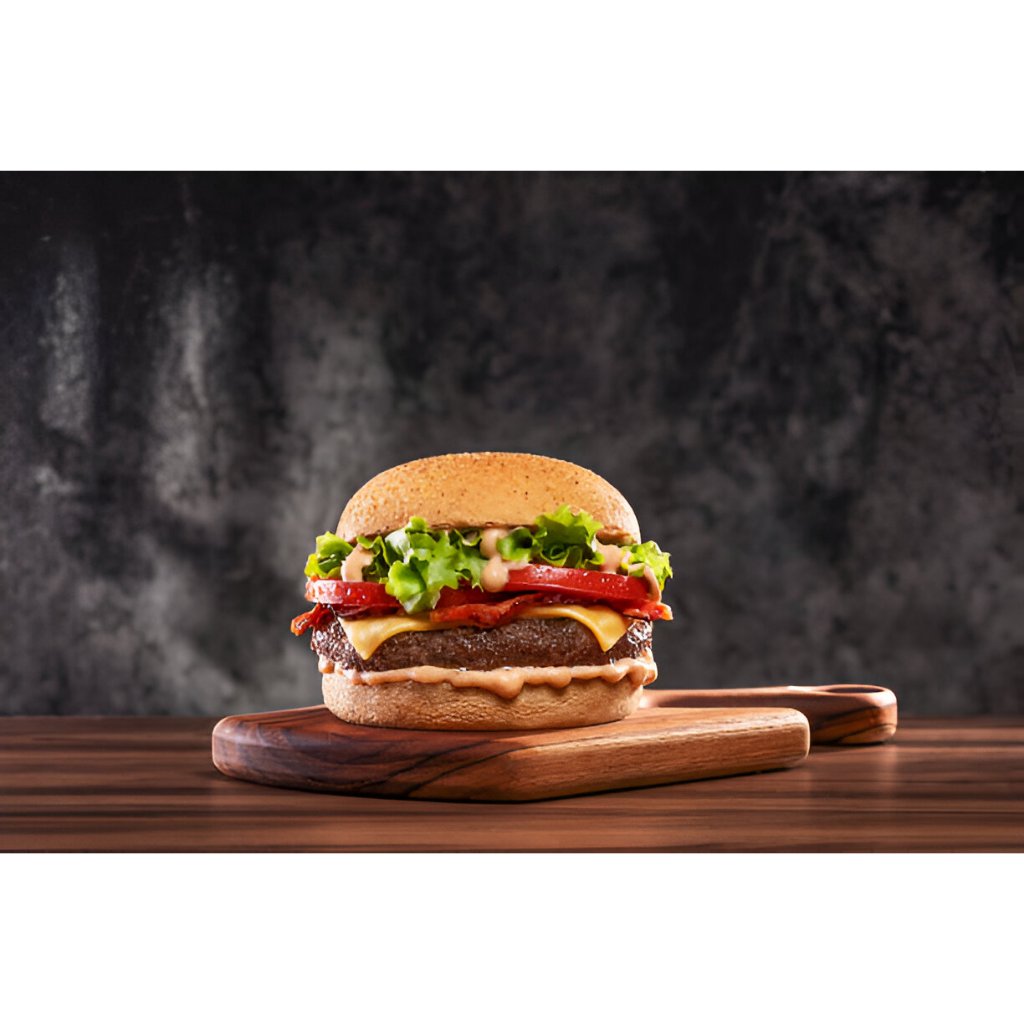 

Burger daging + Keju