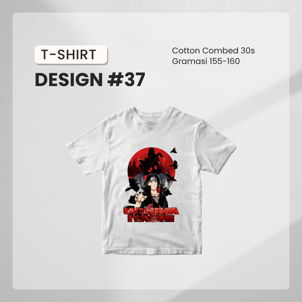 Kaos Anime Akatsuki Uchiha Itachi