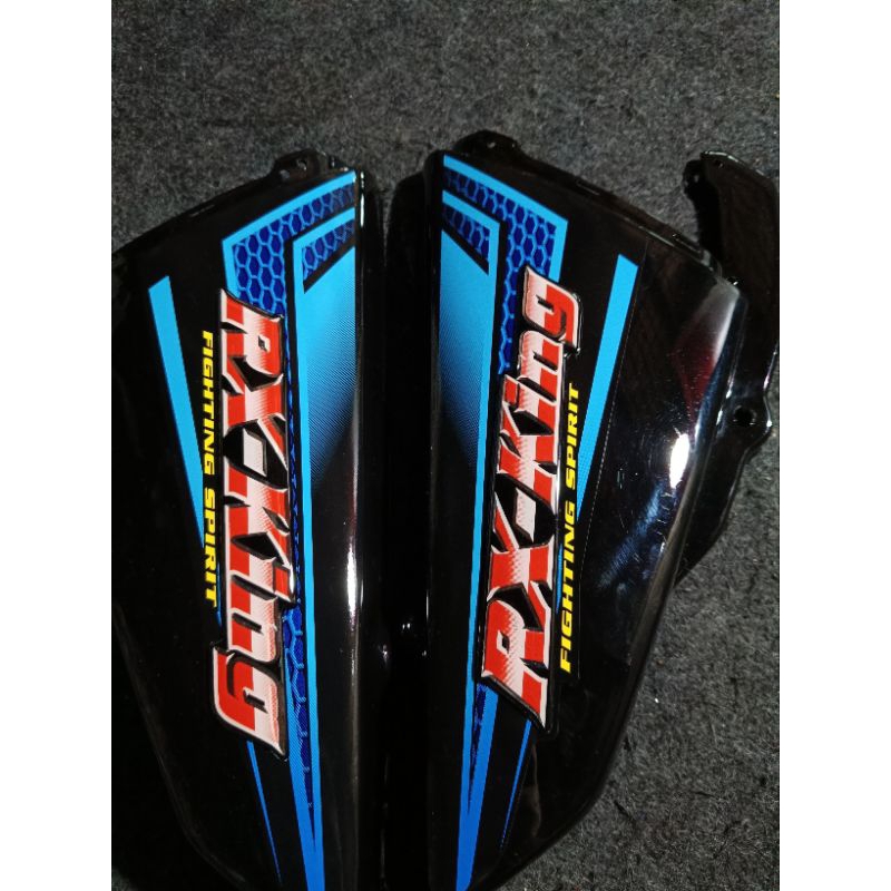 KOFER BOX AKI COPER BOX AKI BOX AKI  RX KING  TANK RXKING STRONG HITAM BIRU 2004 2005