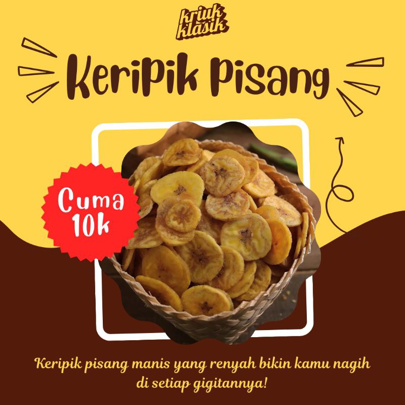 

Keripik Pisang - 100gr