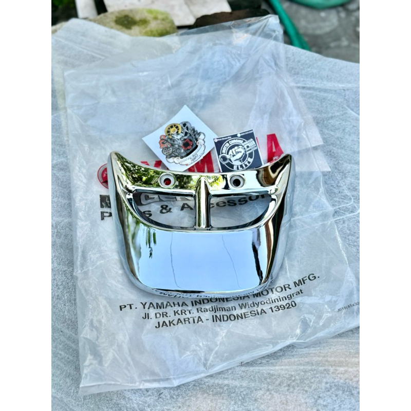 100% ORIGINAL BARU YAMAHA BEHEL BEGEL BELAKANG FIZR F1ZR FIZ R FIZ CROME KROM CHROME