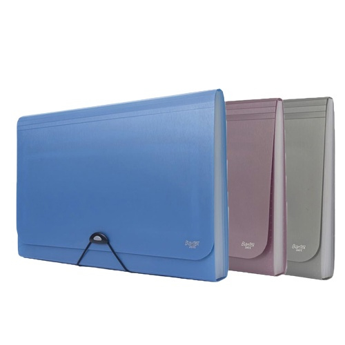 

Bantex Expanding File F4/Folio With Zipper Pocket #3602