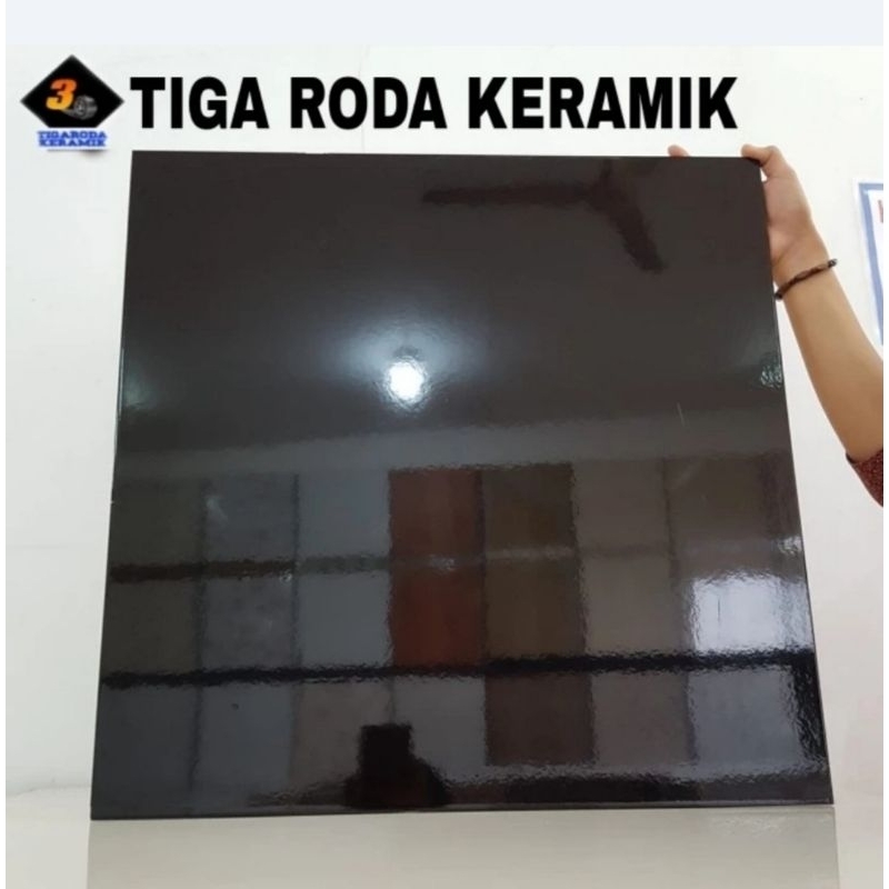 keramik 30x30 lantai ikad hitam polos kw1/keramik hitam pekat/keramik hitam polos