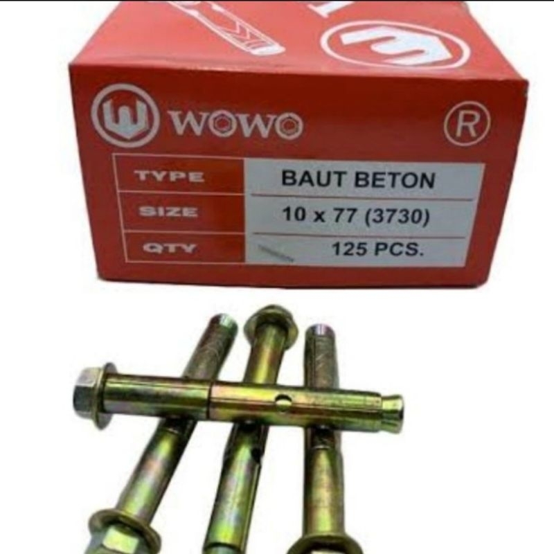 dynabolt 10x77 wowo, dynabolt wowo, harga perbiji