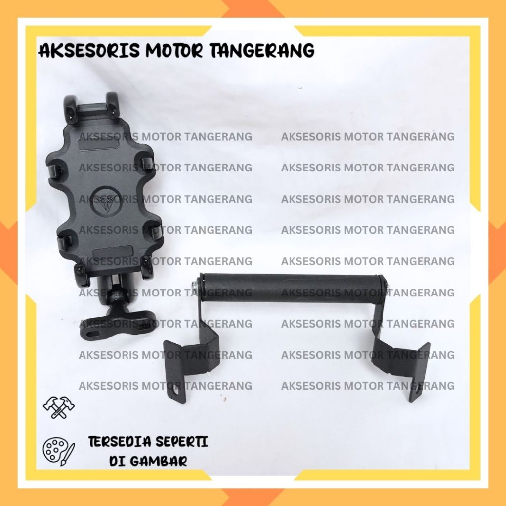 PAKET HOLDER GPS HP CBR 250 RR PHONE HOLDER MOTOWOLF ALUMUNIUM STANG MOTOR BRAKET BRACKET BREKET HOL