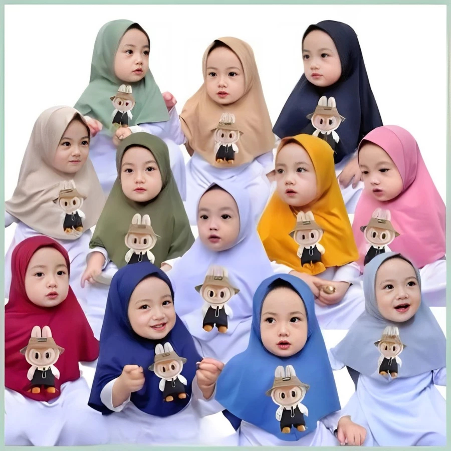 KEPRI - WALFASHION - BERGO ANAK LABUBU II BERGO INSTAN ANAK TRAND LABUBU II BERGO ANAK KEKINIAN Hija