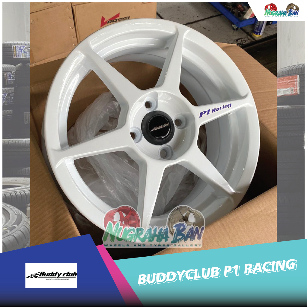VELG MOBIL BARU BUDDYCLUB P1 RACING R15. NUGRAHA BAN TOKO VELG DAN BAN CIANJUR
