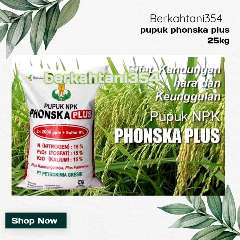 ASLI PUPUK PHONSKA PLUS 25KG pupuk phonska plus 25kg Pupuk Npk phonska 25kg 1karung pupuk NPK 25KG