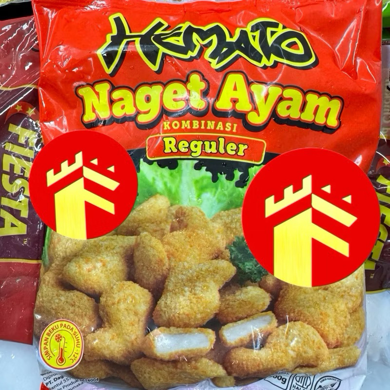 

HEMATO CHICKEN NUGGET 500 GR NAGET AYAM 500 GR