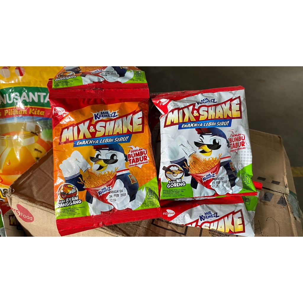 

(Renceng) MIE KREMEZZ - Mix & Shake Ayam Panggang Mi Goreng Renceng 10 pcs