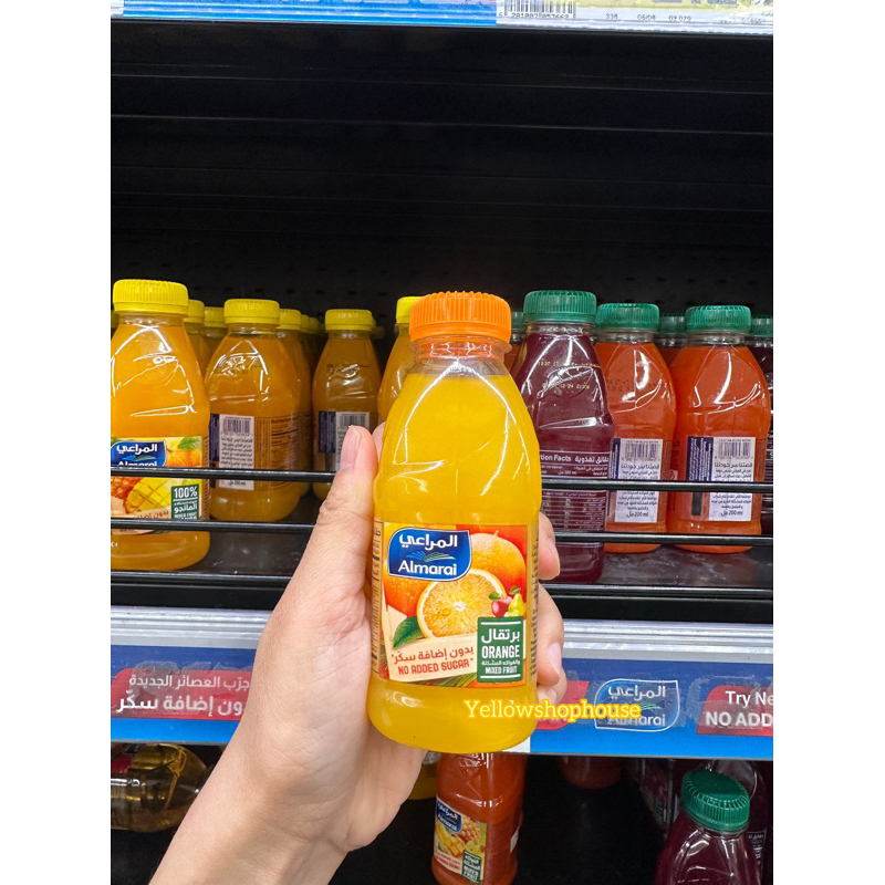 

ALMARAI JUICE ORANGE / JUS ALMARAI NO SUGAR ADDED / 200ML