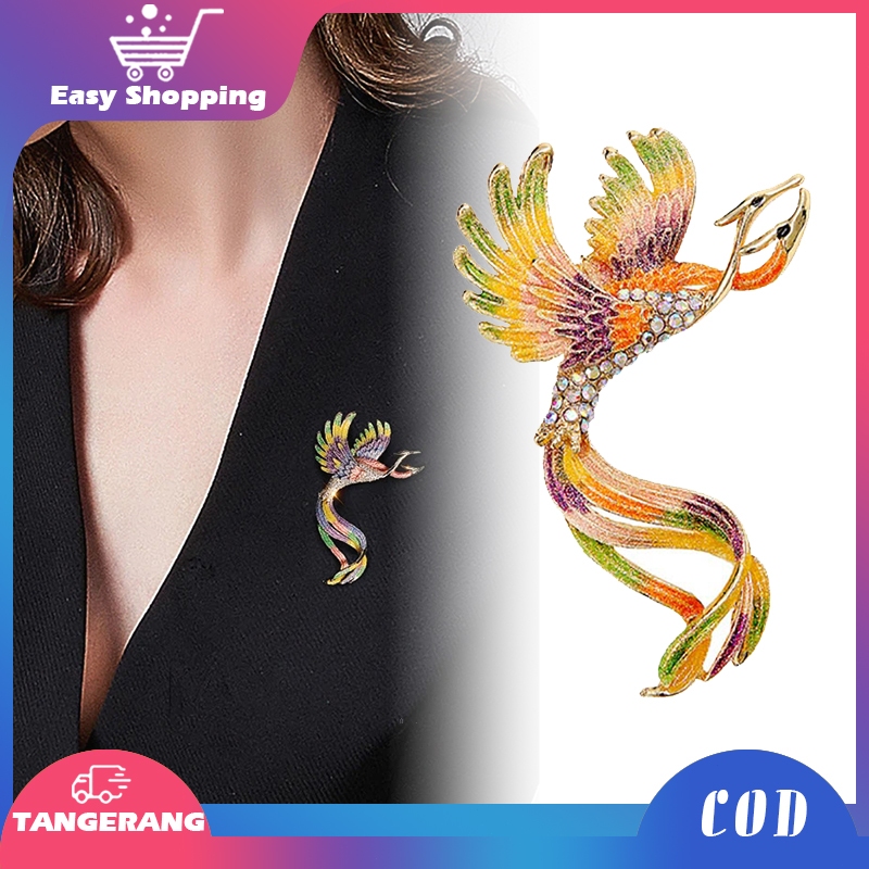 Bros Burung Phoenix Warna Bross Phoenix Pin Jas Wanita Bros Jas Wanita Bross Hijab