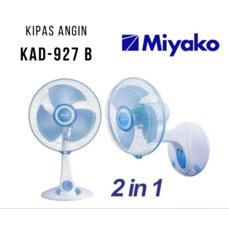 Kipas Angin Miyako KAD-927 B | Kipas Angin 2in1 Miyako KAD 927 B - Kipas Miyako KAD927B