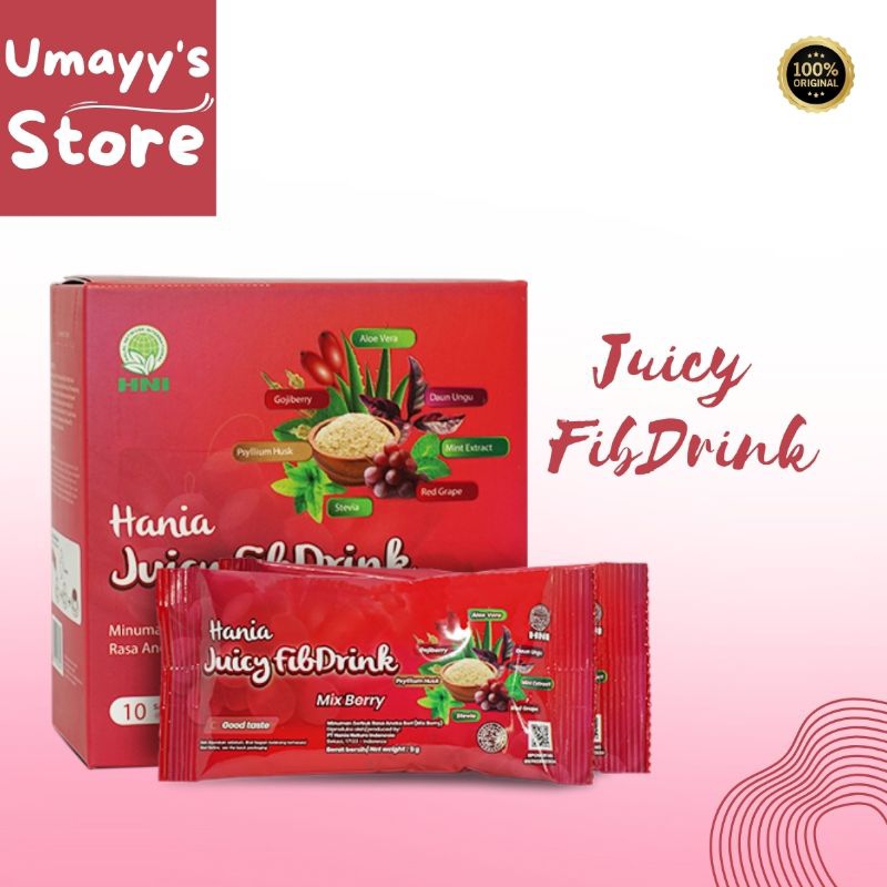 

Hania Juicy Fib Drink Aneka Buah