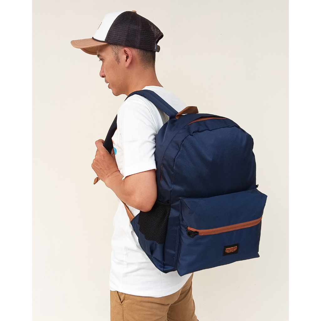 Tas Pria Ransel Backpack  Punggung Ork689 BP Makilah 01 Navy