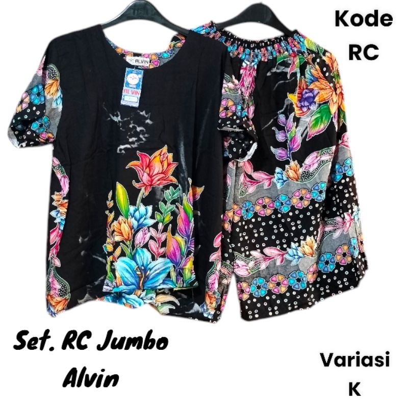 Setelan Piyama Kulot Jumbo Dari Batik Alvin (KT RC)