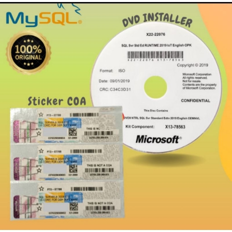 Lisensi Sql Server 2019 Standard 16 Core Original Unlimited Cal