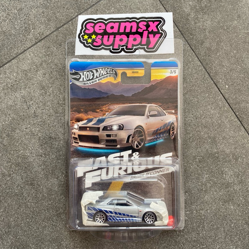 hot wheels fast & furious brian o’conner NISSAN SKYLINE GT-R R34