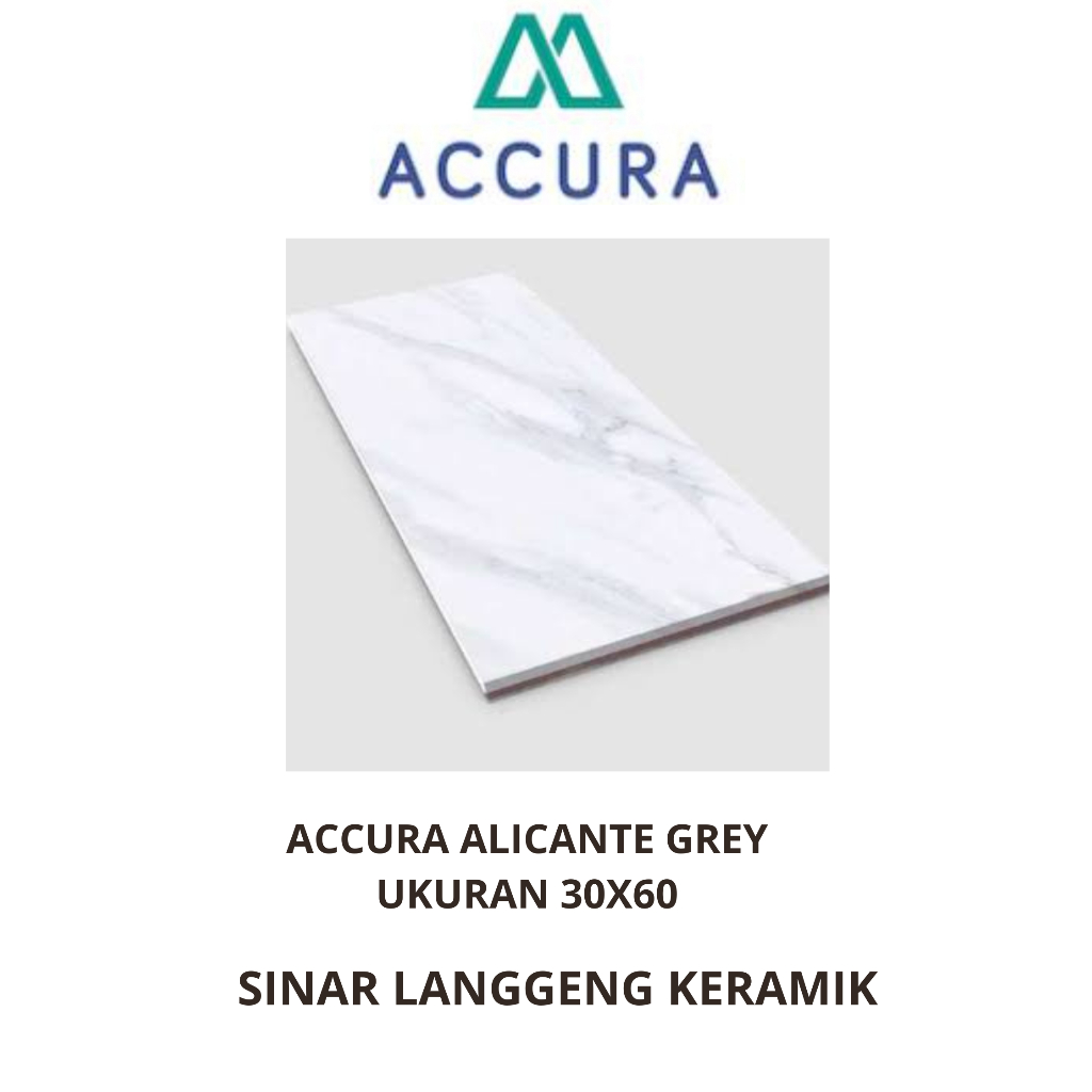 ACCURA ALICENTE GREY 30X60 KERAMIK DINDING