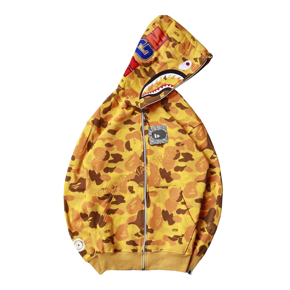 JAKET HOODIE FULLZIP BAPE X PUBG FULLTAG