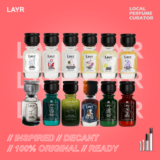 [DECANT] LAYR Empty Room Before Petrichor Forbidden Garden Get Naked Hide Tide Kyoto Jazz