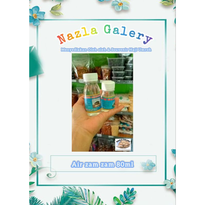 

Air Zam zam 80 ml / Air zam zam / Oleh oleh haji umroh