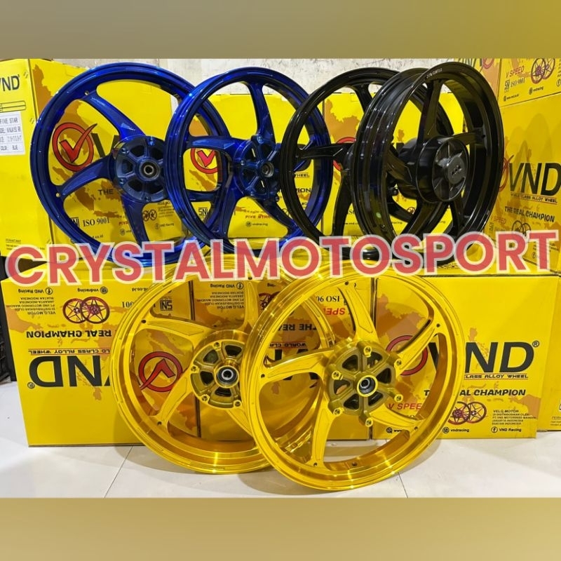 Velg racing vnd five Star ninja rr 215x17 & 300 x17 ninja rr pelak Vnd palang 5 five Star ninja 150 