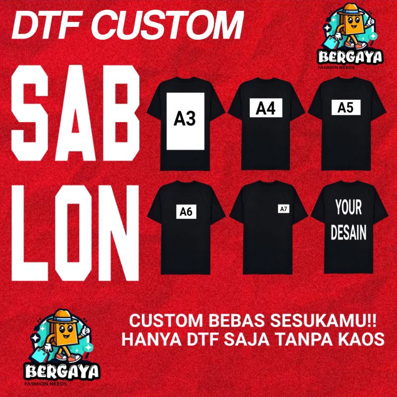 

STIKER DTF (DIRECT TRANSFER FILM)