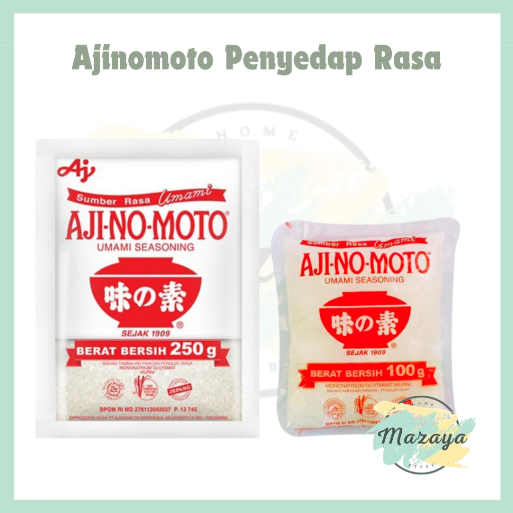 

AJINOMOTO / AJI-NO-MOTO / PENYEDAP / MICIN 100G | 250G - MAZAYA HOMESTORE