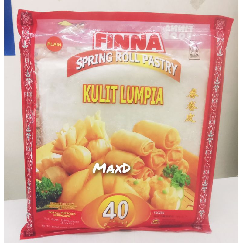

Finna Spring Roll Pastry Kulit Lumpia (40 Sheets ) 500gr 1 Bks