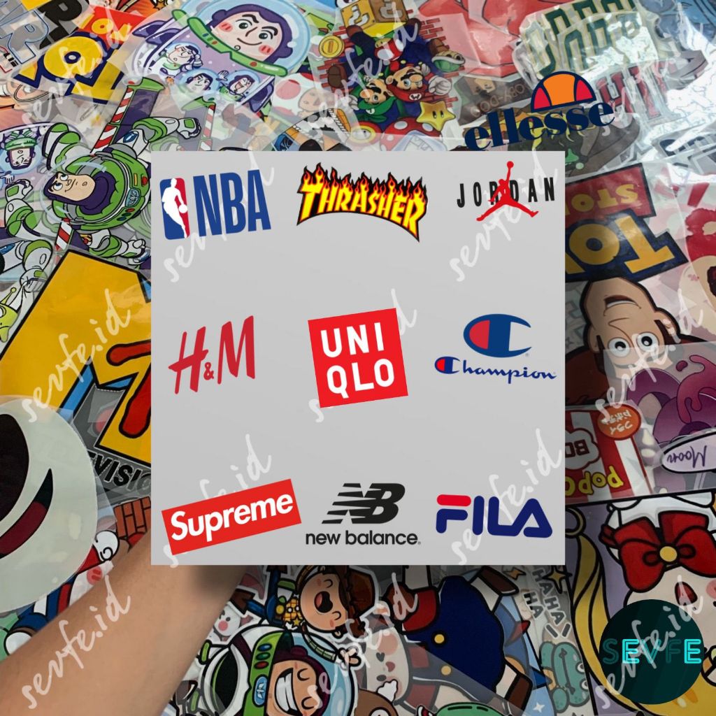 Stiker Sablon Setrika Sablon LOGO BRAND C
