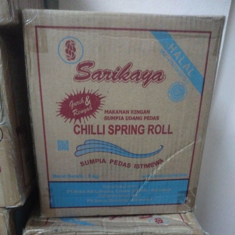 

chilli spring roll (sumpia udang pedas) 5kg
