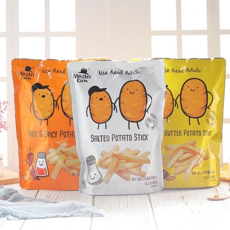 

Master Kim Salted Potato Stick Butter Salted potato stick hot and spicy 70gr