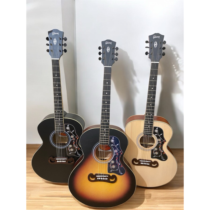 gitar akustik model gibson j200 high quality