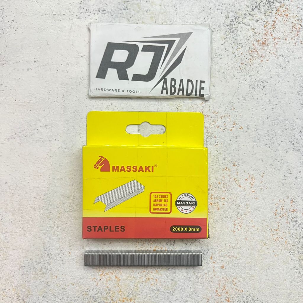 

[2000PCS] Refill Isi Staple Staples Paku Tembak Massaki 8 MM